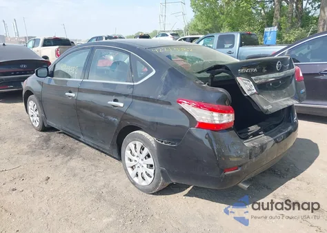 2014 Nissan Sentra S from USA, damaged, VIN 3N1AB7AP8EL678592